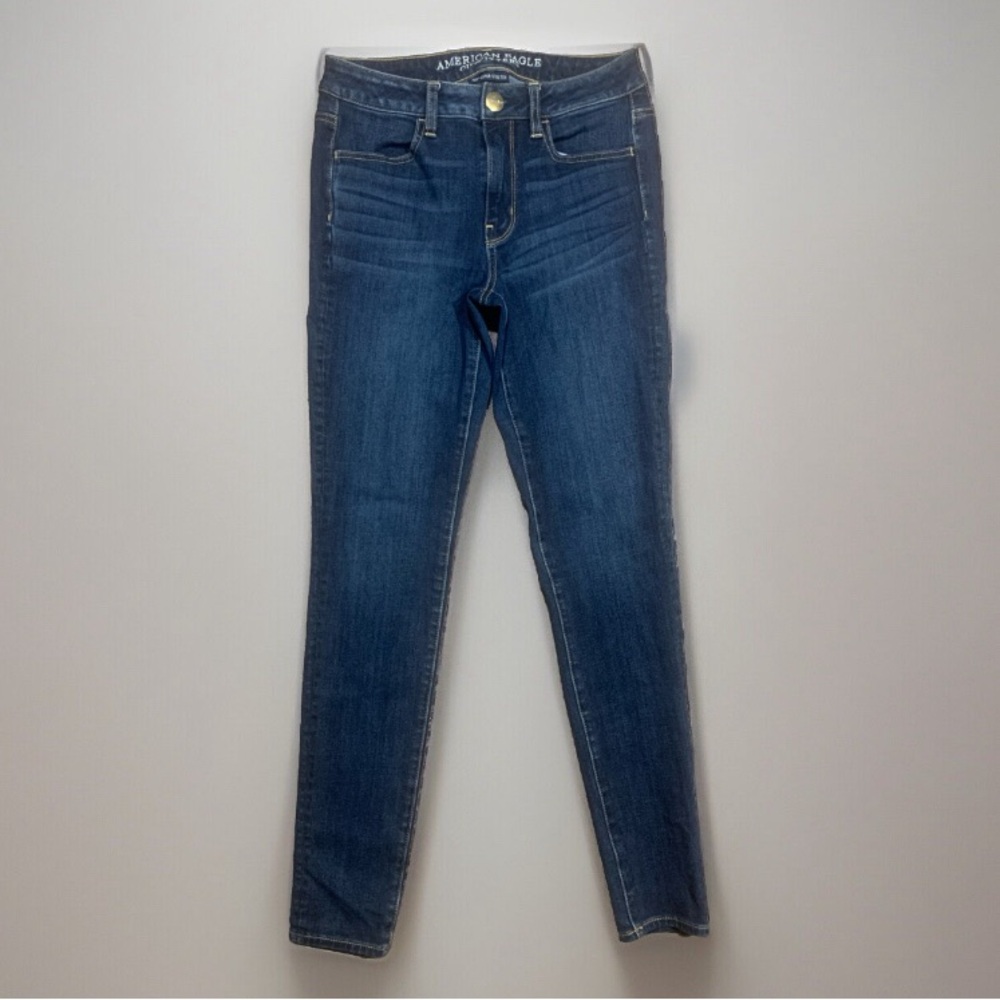 American eagle outfitters 360 super stretch high rise jeggings jeans size 2